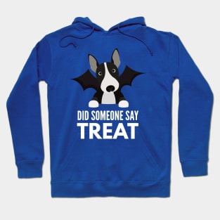 English Bull Terrier Halloween Trick or Treat Hoodie